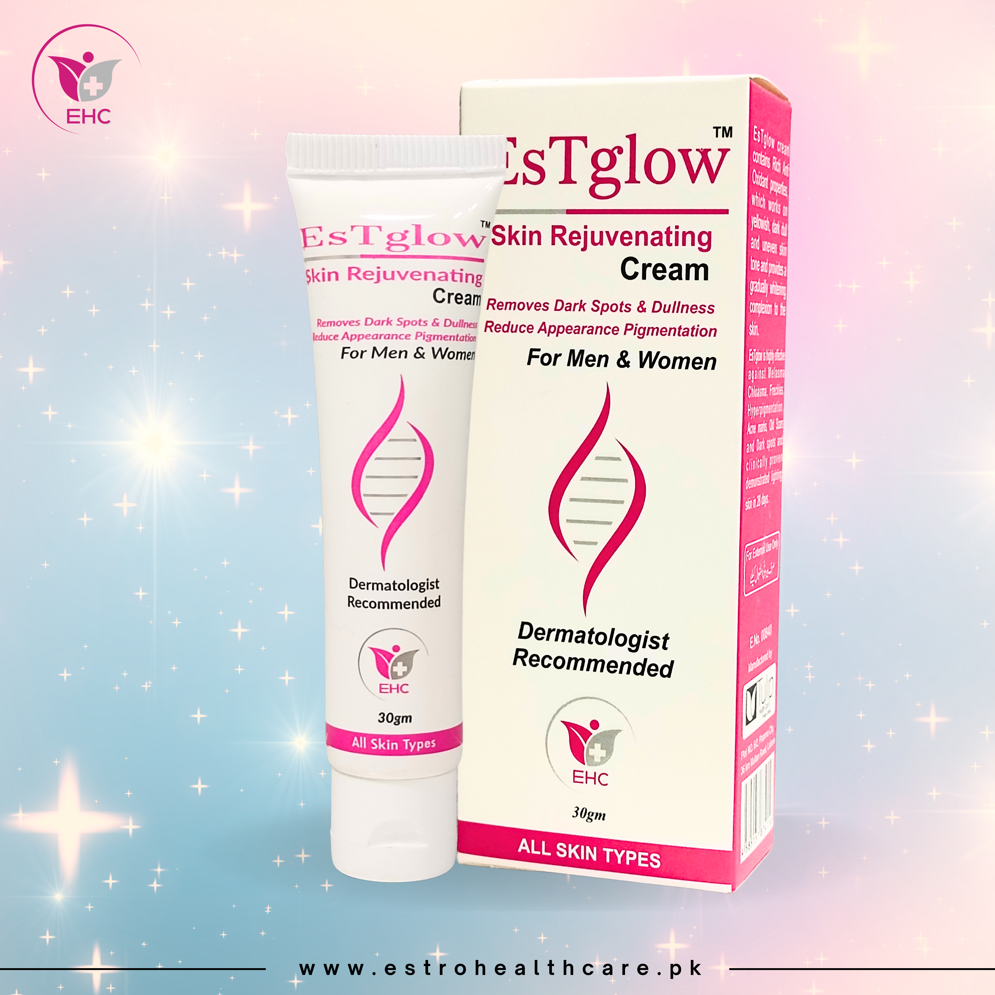 EsTglow Skin Brightening Cream – 30gm